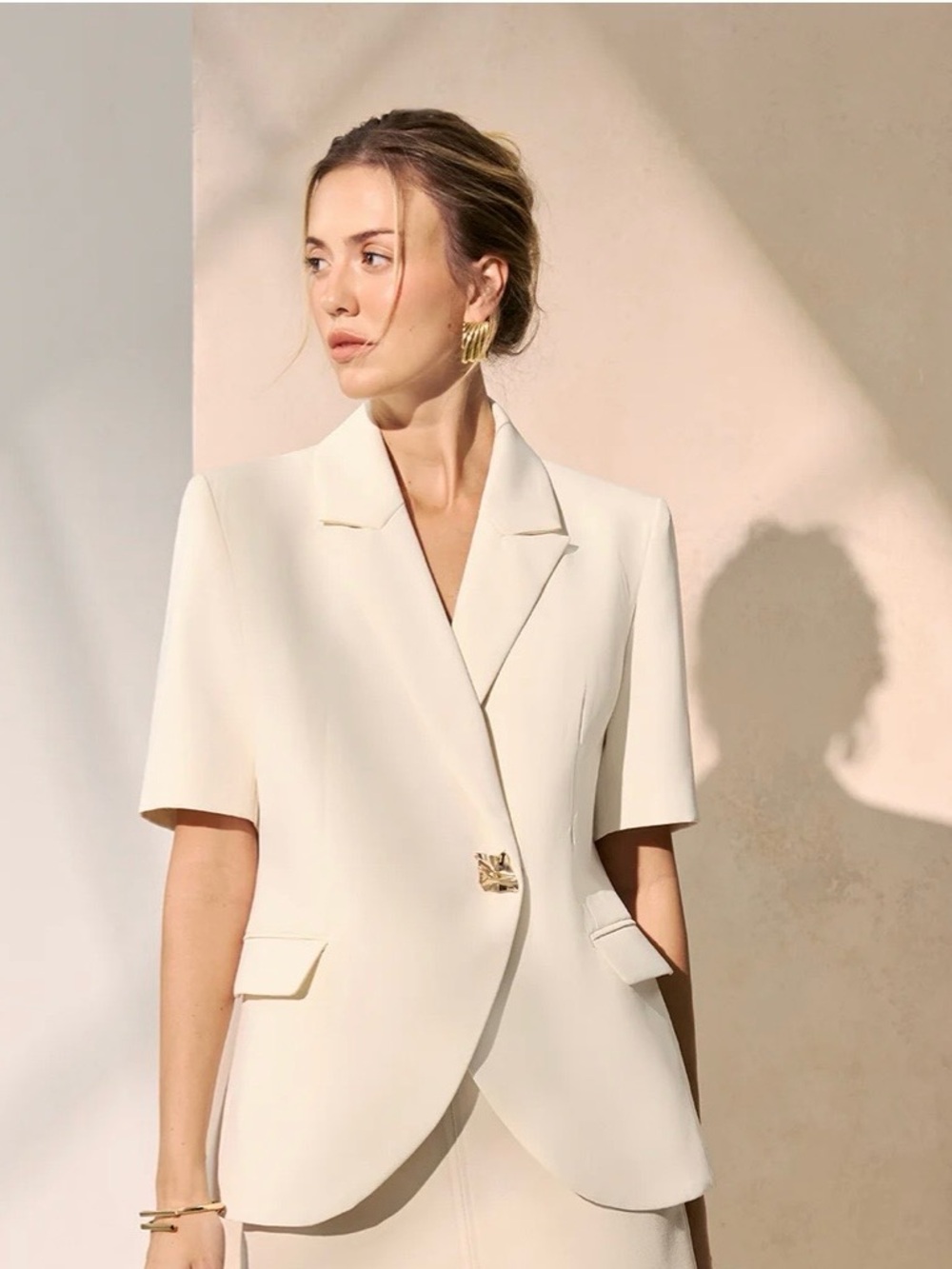 Commense Cream Lightweight Jacket with Tag